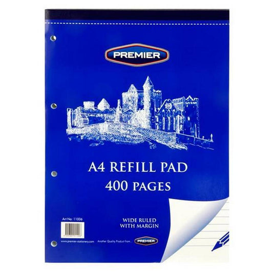 A4 Refill Pad - Top Bound - 400 page