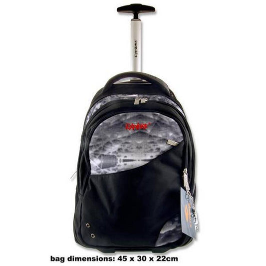 Explore Trolley Backpack - Crystal & Black
