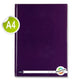 Premier Premtone A4 160pg Hardcover Notebook - Grape Juice