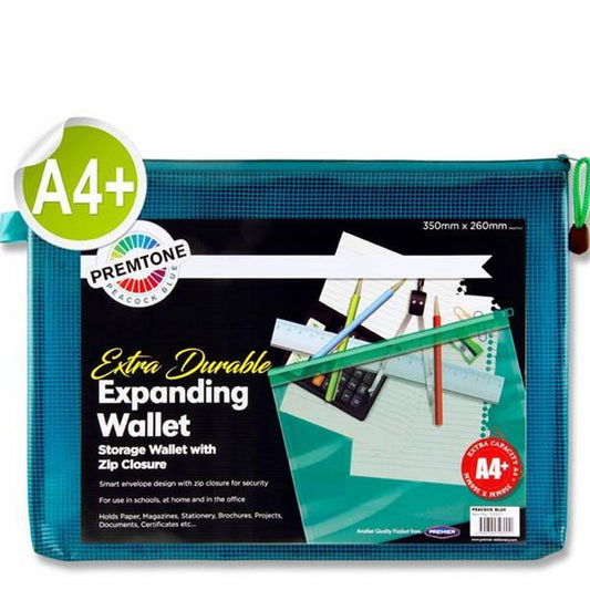 Premier Premtone A4+ Extra Durable Mesh Wallet - Peacock Blue
