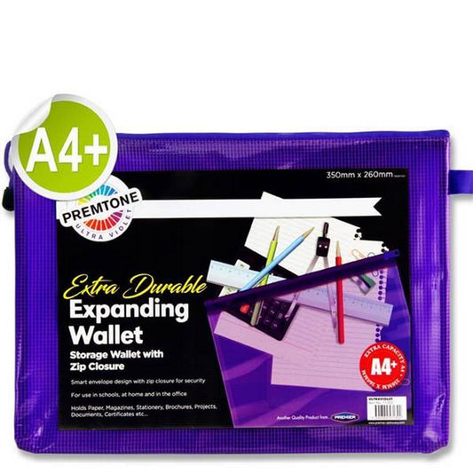 Premier Premtone A4+ Extra Durable Mesh Wallet - Ultraviolet