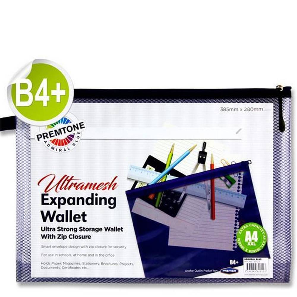Premier Premtone B4+ Ultramesh Expanding Wallet - Admiral Blue