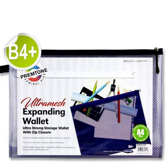 Premier Premtone B4+ Ultramesh Expanding Wallet - Admiral Blue