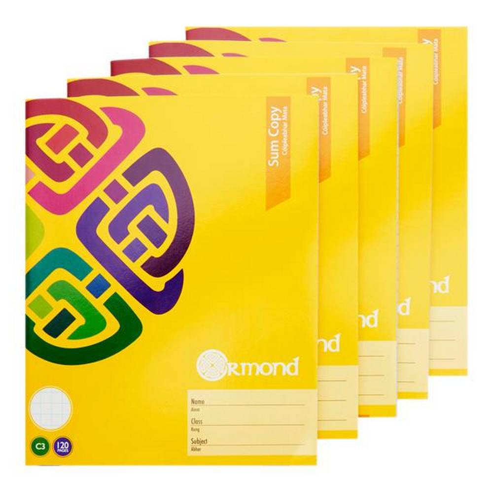 Ormond - Sum Copy - C3 - 120 Page - Pack of 5