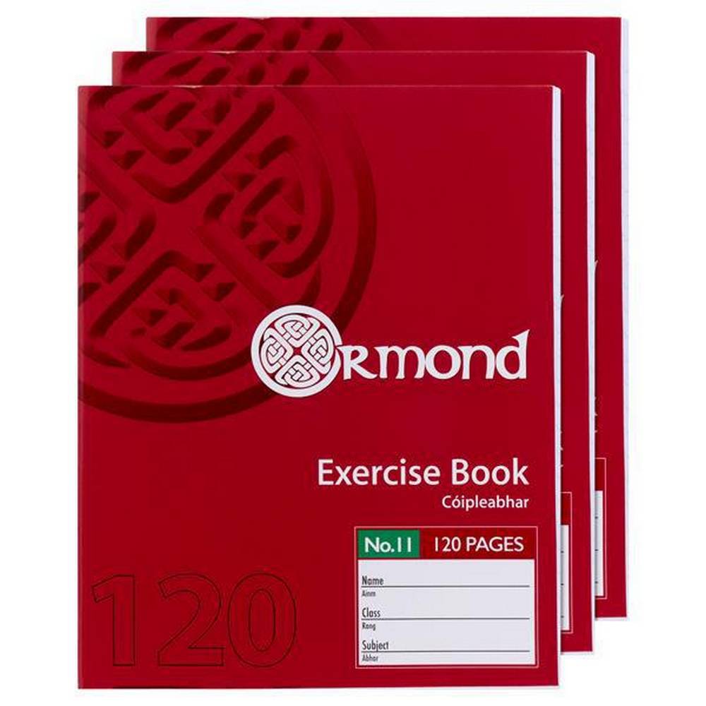 Ormond - 120 Page No.11 Copy Books - Pack of 5