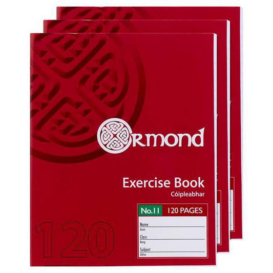Ormond - 120 Page No.11 Copy Books - Pack of 5
