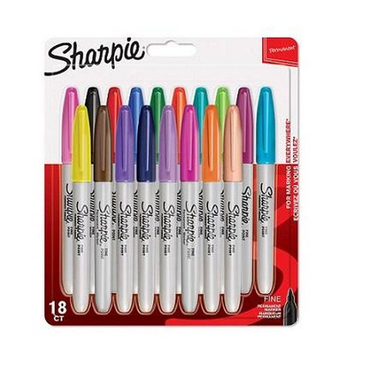 Sharpie 18 Assorted Permanent Markers