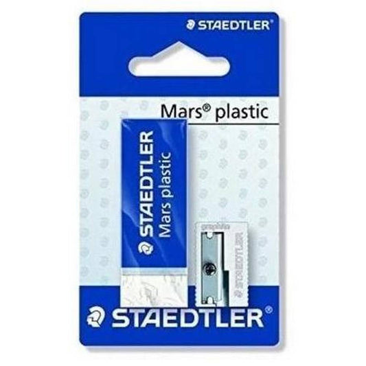 Mars ® Plastic Eraser & Metal Sharpener Pack