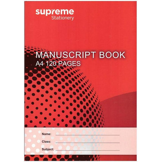 120 Page Manuscript Book