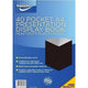 40 Pocket Display Book - A4 - Black