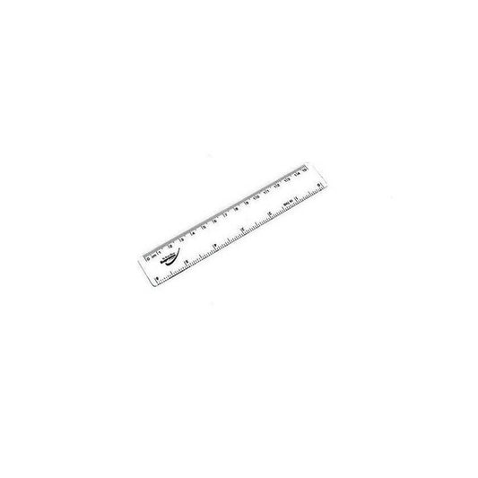 6"/15cm Clear Plastic Ruler