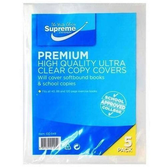 Copy Covers - Regular Exercise Copy Size - Pack of 5