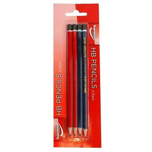 HB Pencils - 4 Pack
