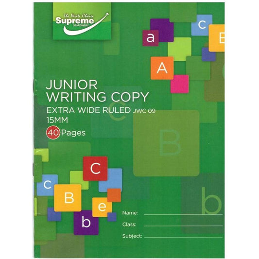 Junior Writing Copy - JWC09 - 40 pages