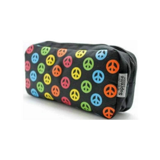 Peace Sign Double Pencil Case