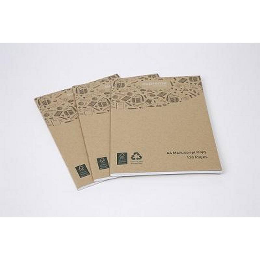 Supreme Stationery - Recycled A4 Manuscript Copy - 120 Page