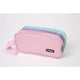 Triple Pencil Case  - Pink, Purple, Blue