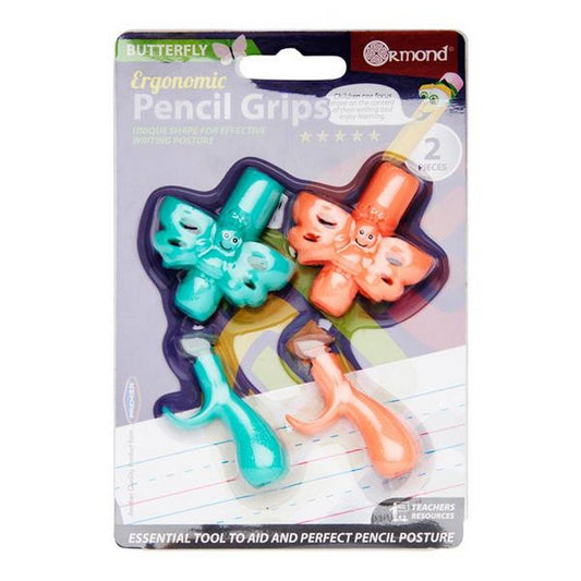 Ormond - 2 Ergonomic Pencil Grips - Butterfly