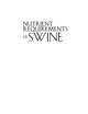 Nutrient requirements of swine - 11. ed. rev.