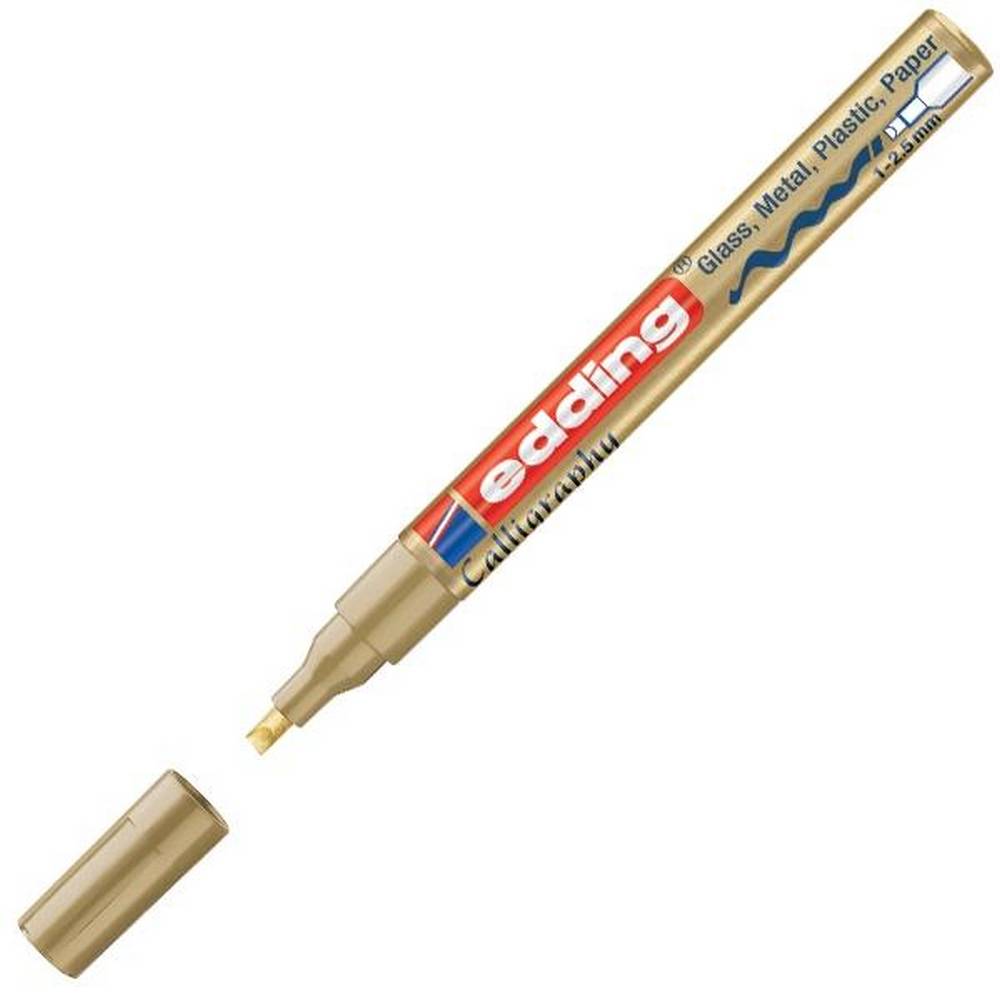 edding 753 - Calligraphy Paint Marker - Gold 053
