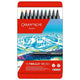 Caran d'Ache - Fibralo Brush Pens - Metal Tin with 10 Assorted Colours