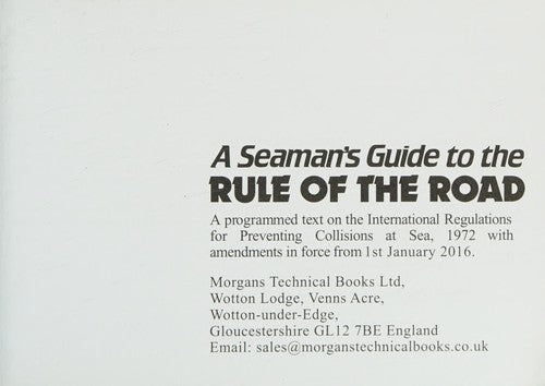A Seaman's Guide to the Rule of the Road