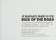 A Seaman's Guide to the Rule of the Road