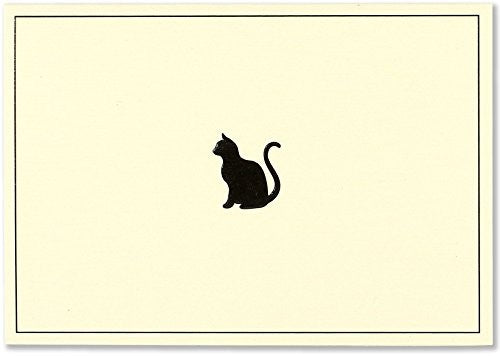 Note Card Black Cat