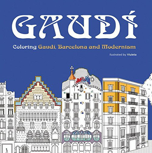 Gaudi Colouring Book