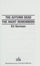 The Autumn Dead / The Night Remembers