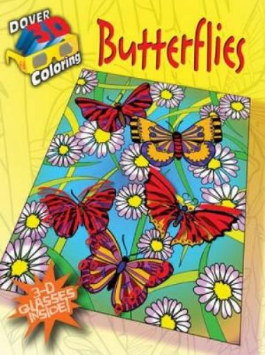 Picture of 3-D Coloring Book - Butterflies