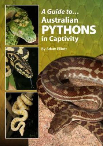 Picture of Guide to Australian Pythons in Captivity
