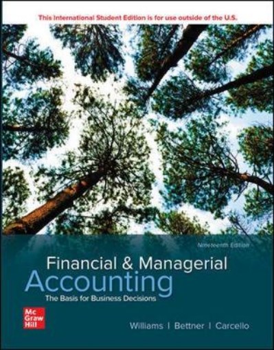 Picture of ISE Financial & Managerial Accounting