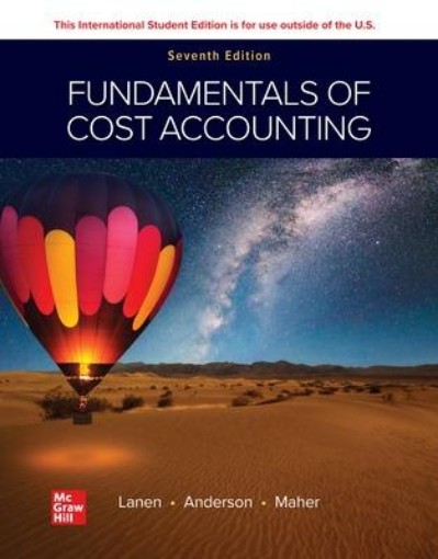 Picture of ISE Fundamentals of Cost Accounting
