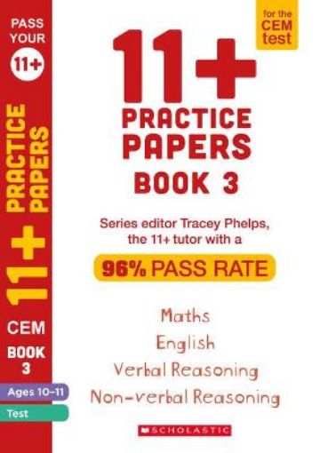 Picture of 11+ Practice Papers for the CEM Test Ages 10-11 - Book 3