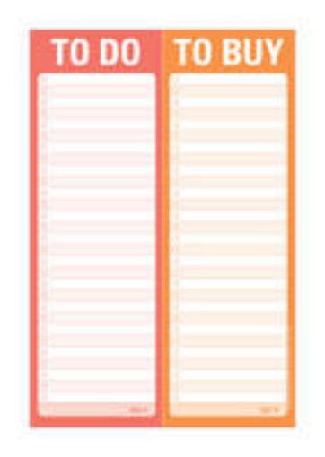 Picture of Knock Knock Perforated Pad: To Do/To Buy