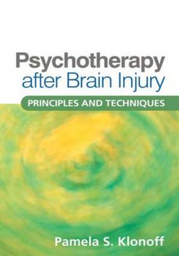 Picture of Psychotherapy after Brain Injury