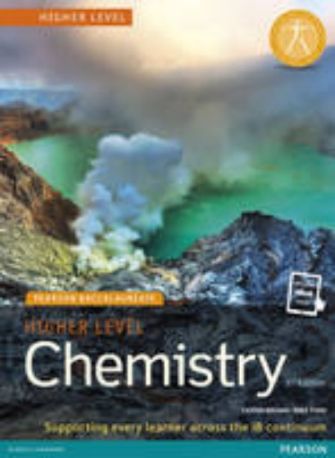 Picture of Pearson Baccalaureate Chemistry Higher Level 2nd edition print and online edition for the IB Diploma