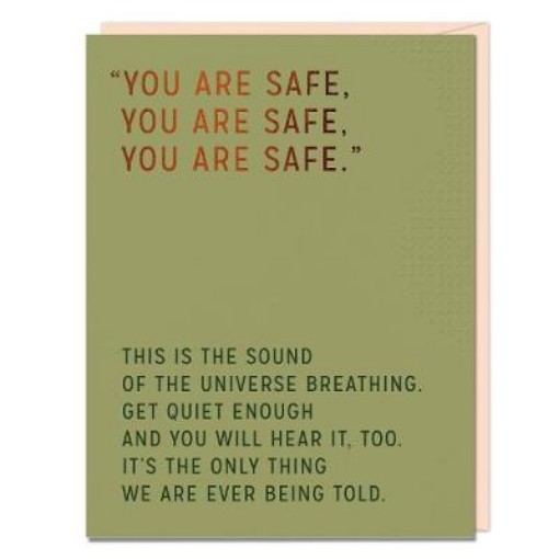 Picture of 6-Pack Elizabeth Gilbert You Are Safe Card