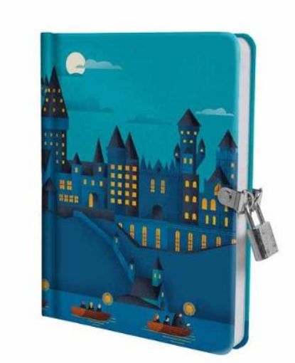 Picture of Harry Potter: Hogwarts Castle at Night Lock and Key Diary