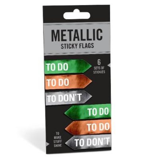 Picture of Knock Knock To Do / To Don't No Metallic Sticky Flags