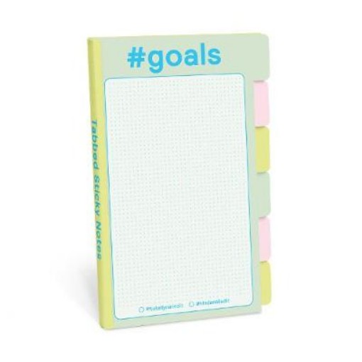 Picture of Knock Knock #Goals Tabbed Sticky Notes