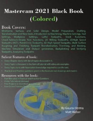Picture of Mastercam 2021 Black Book (Colored)