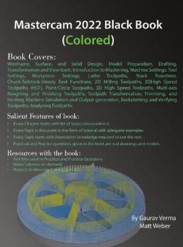 Picture of Mastercam 2022 Black Book (Colored)