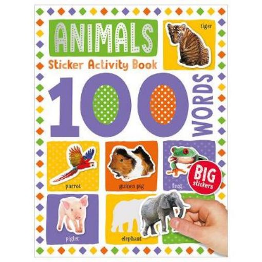 Picture of 100 Animal Words Sticker Activity