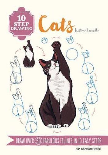Picture of 10 Step Drawing: Cats