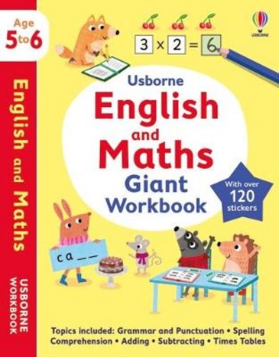 Picture of Usborne English and Maths Giant Workbook 5-6