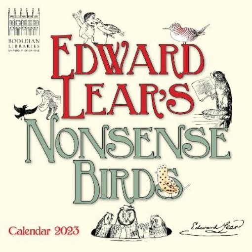 Picture of Bodleian Libraries: Edward Lear's Birds Mini Wall Calendar 2023 (Art Calendar)