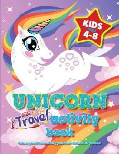 Picture of Unicorn Travel Activity Book For Kids Ages 4-8