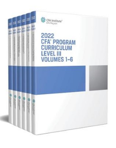 Picture of 2022 CFA Program Curriculum Level III Box Set